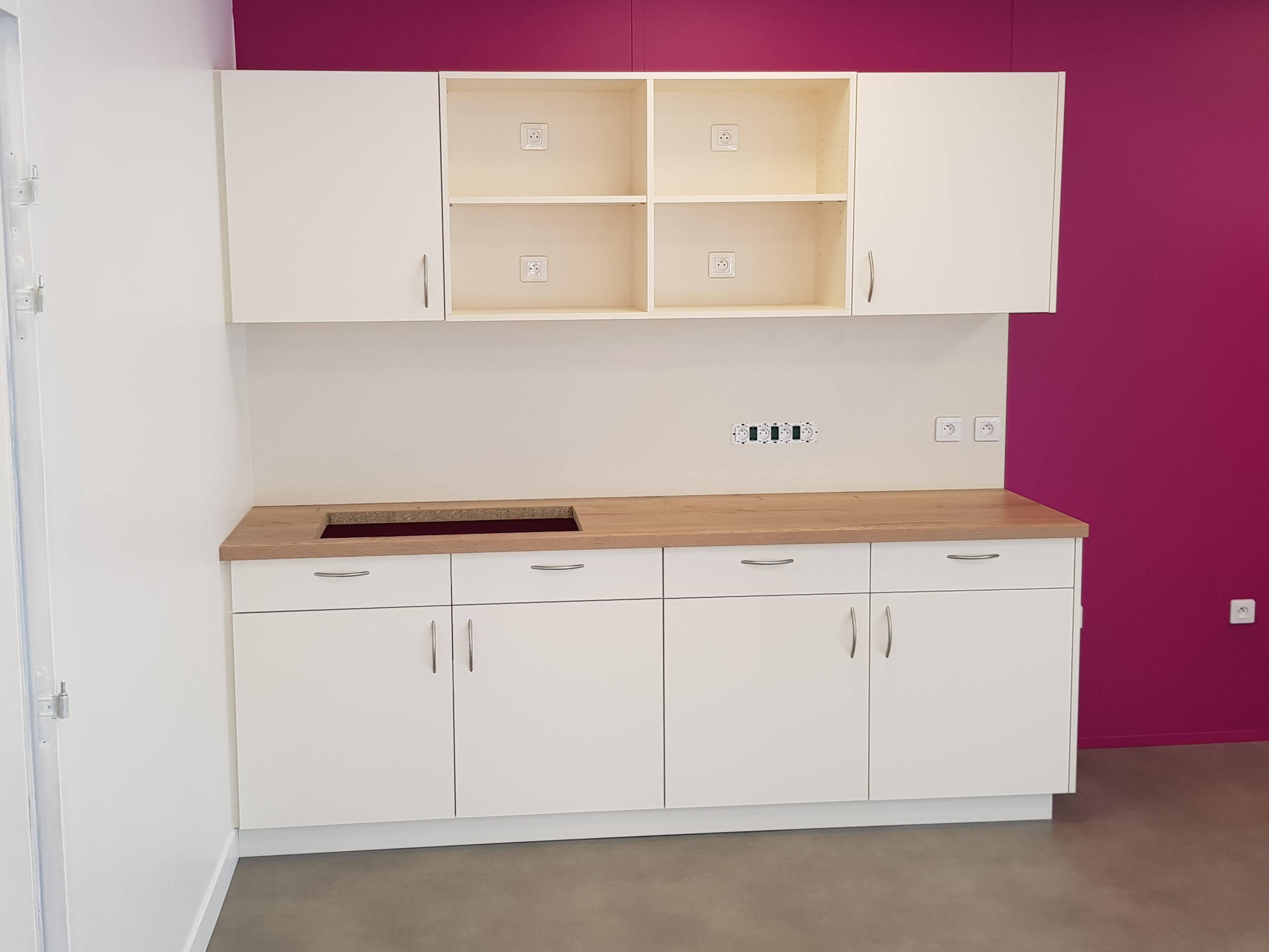 Kitchenette et plan de travail